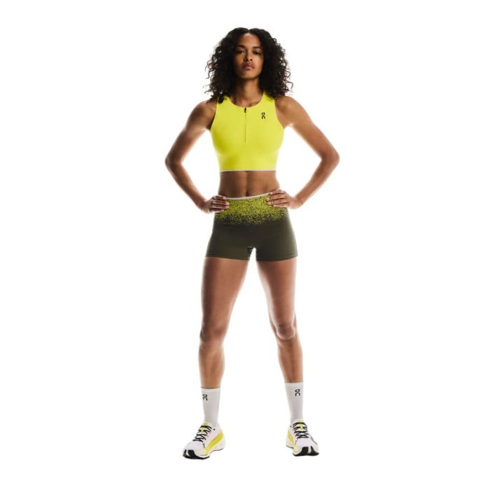 On Running Womens Race Shorts - Lime - image 3