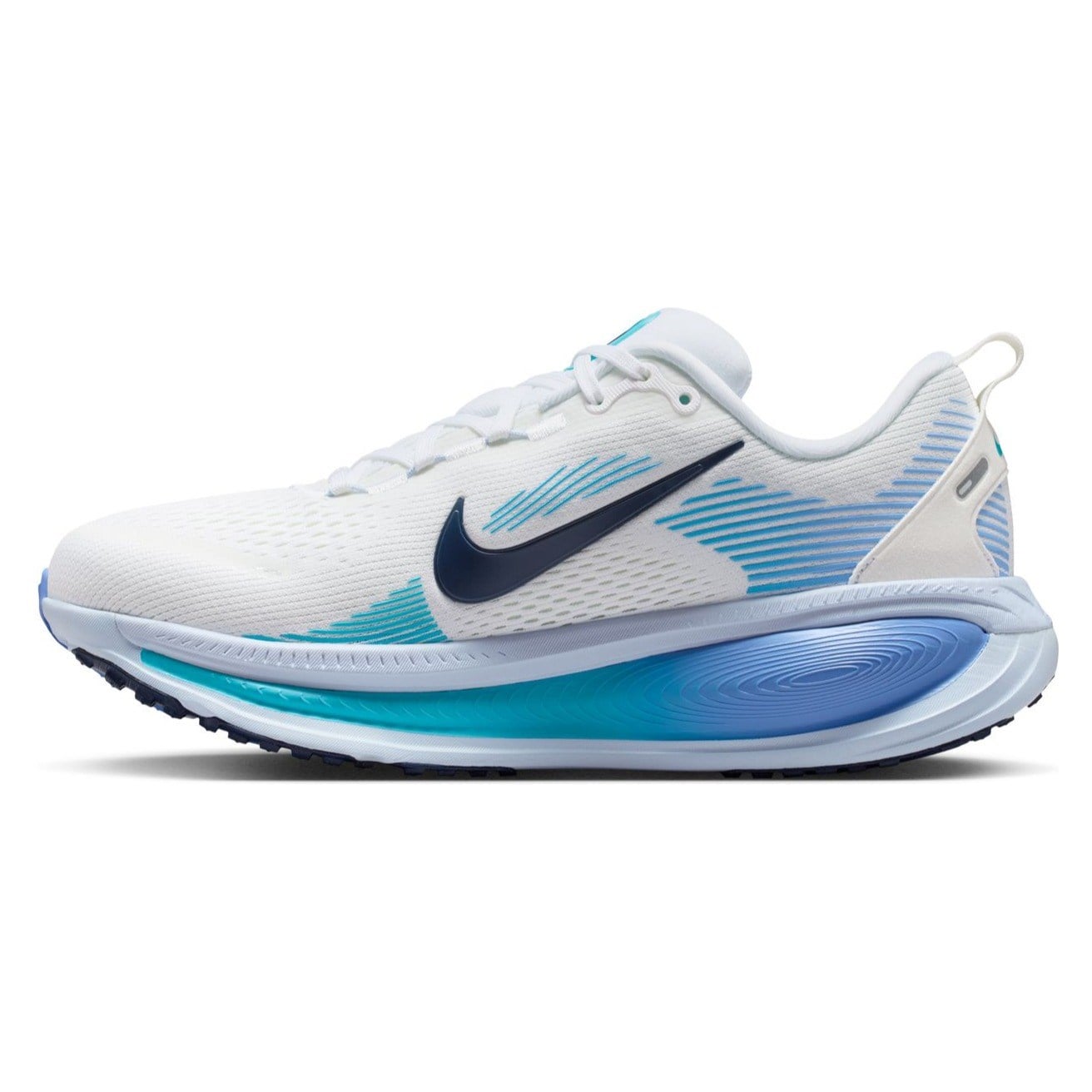 Nike Vomero 18 - Womens Running Shoes - White/Midnight Navy/Blue Fury