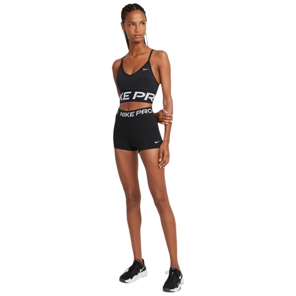 Nike Pro 3 Inch Womens Training Shorts - Black/White