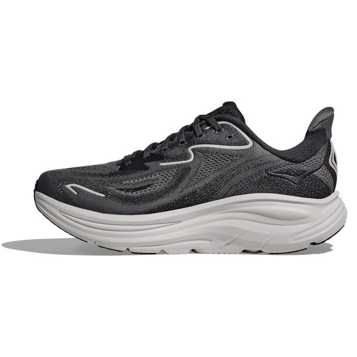 Hoka Clifton 10 - Mens Running Shoes - Carbon Black/Satellite Grey