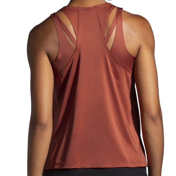 Brooks Sprint Free Womens Running Tank - Copper