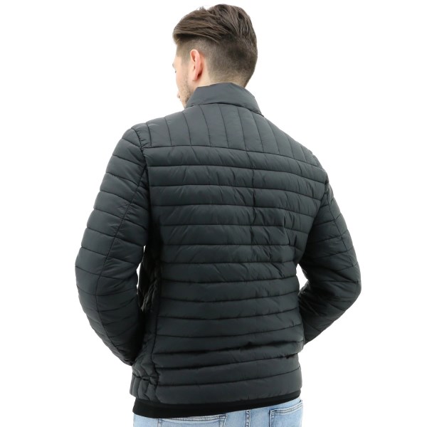Liverpool Football Club Mens Puffer Jacket - Black