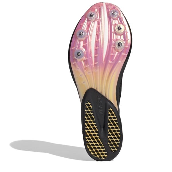 Adidas Adizero Avanti - Unisex Long Distance Track Spikes - Core Black/Zero Metallic/Spark