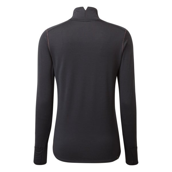 Ronhill Tech Matrix 1/2 Zip Womens Thermal Jacket - Black/Hot Pink