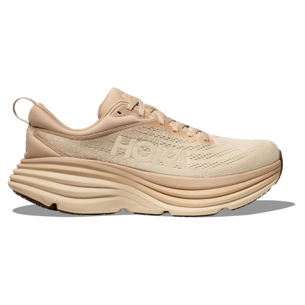 Hoka Bondi 8 - Mens Running Shoes - Sand/Vanilla