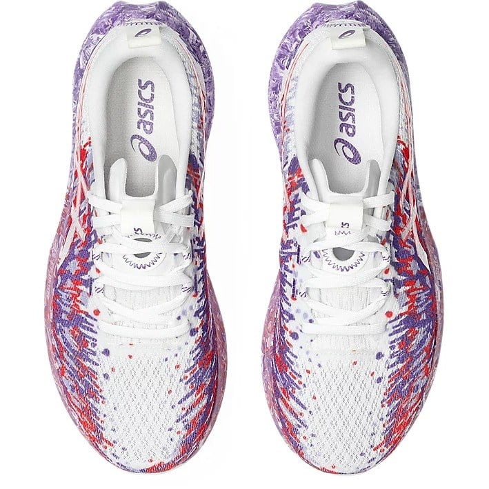 Asics Gel Noosa Tri 16 - Womens Running Shoes - White/Edo Purple