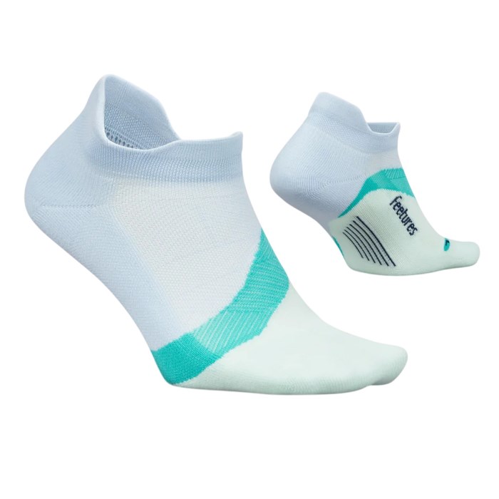 Feetures Elite Light Cushion No Show Tab Running Socks - Glacier Mist - image 2
