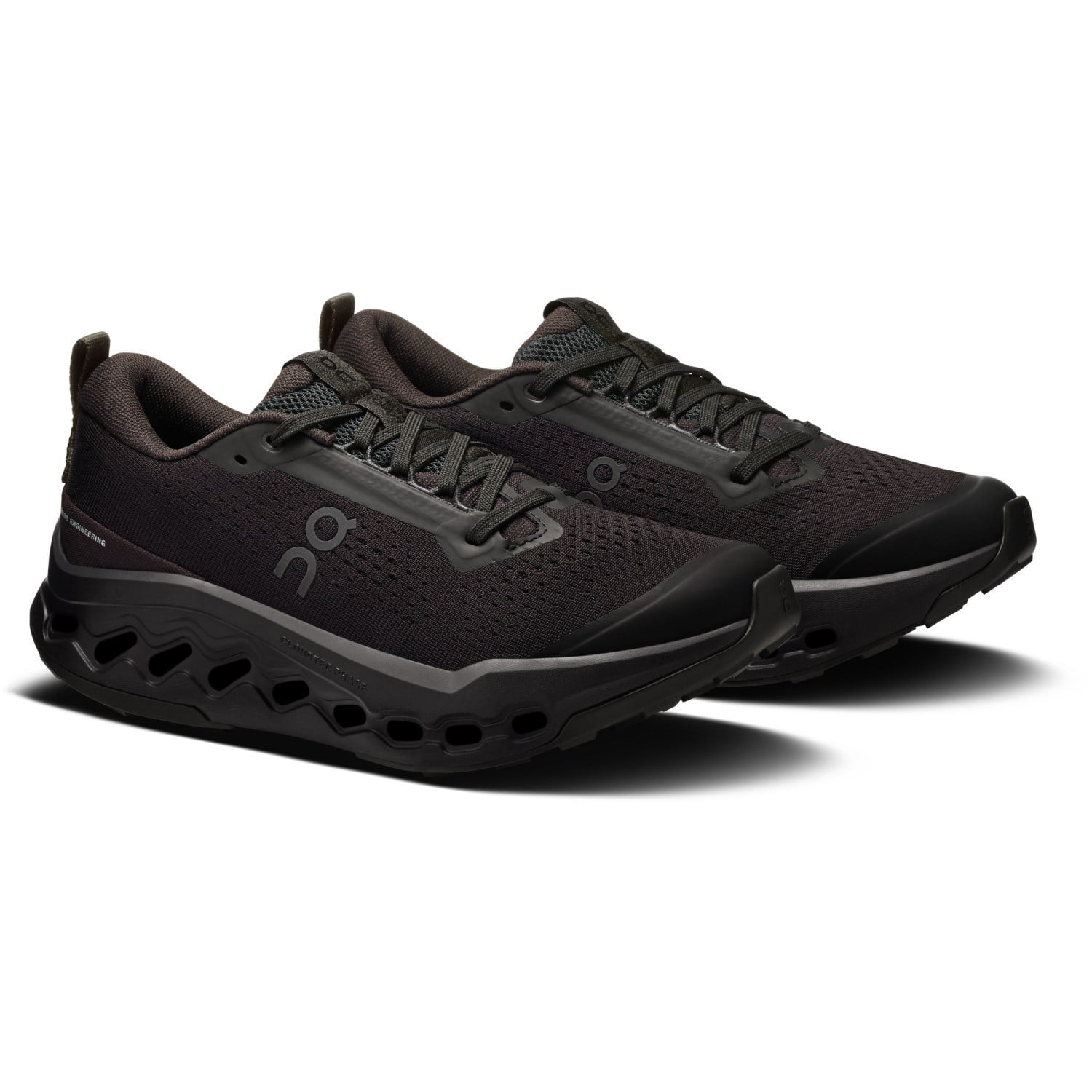 On Cloudsurfer Trail 2 - Womens Trail Running Shoes - Black/Black