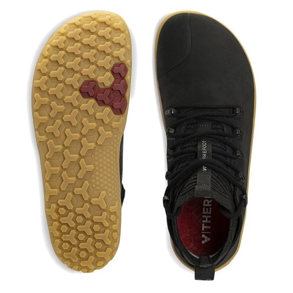 Vivobarefoot Magna Trail FG - Womens Hiking Shoes - Obsidian Leather