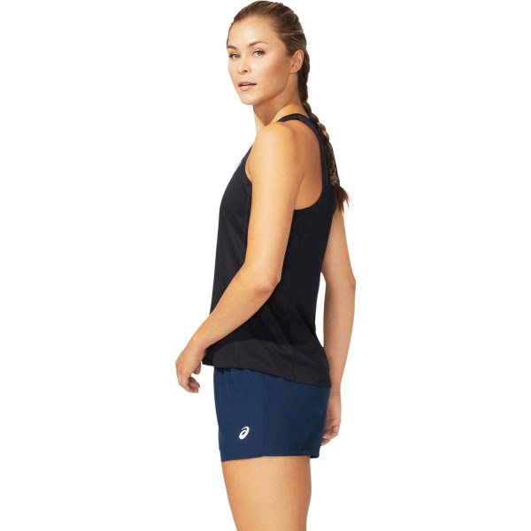 Asics Silver Womens Training Tank Top - Performance Black