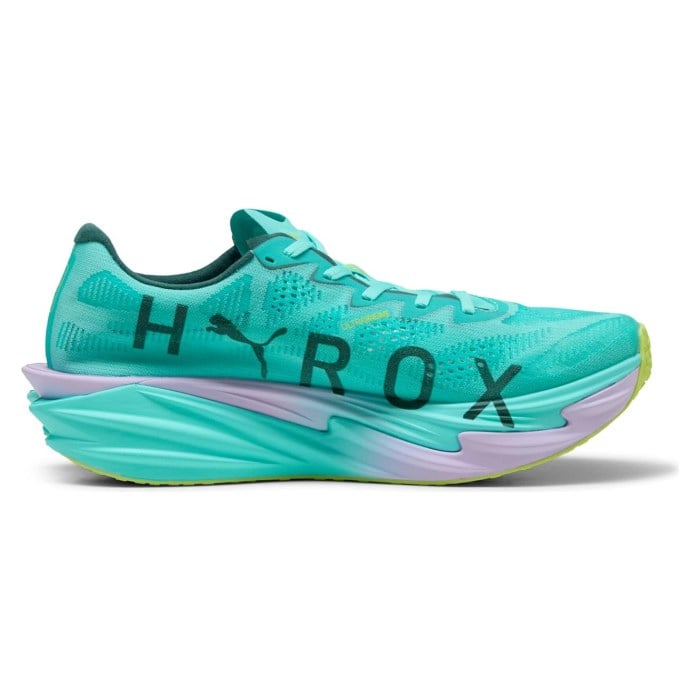 Puma Deviate Nitro Elite 4 Hyrox - Mens Running Shoes - Intense Mint/Light Lavender - image 2