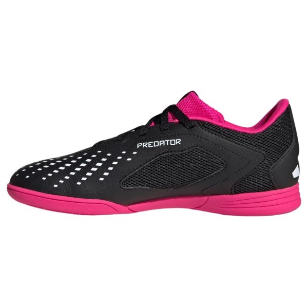 Adidas Predator Accuracy.4 Indoor - Kids Indoor Soccer Shoes - Core Black/Cloud White/Team Shock