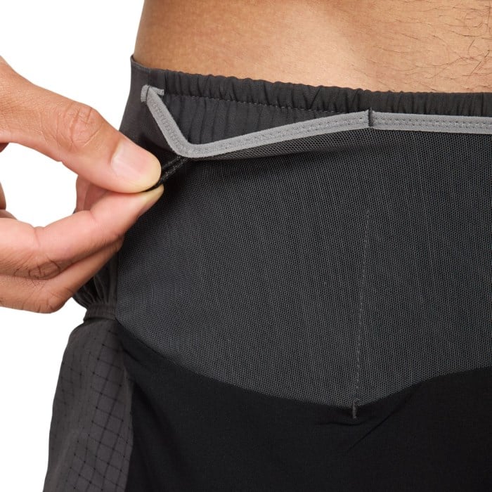 Nike Trail Second Sunrise Mens 5 Inch Brief Lined Running Shorts - Black/Anthracite/Black/Summit