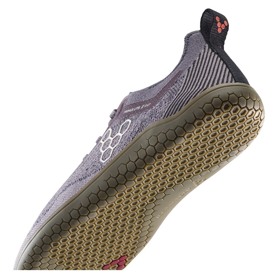 Vivobarefoot Primus Lite Knit Natural - Womens Running Shoes - Dark Gull/Gray - image 6