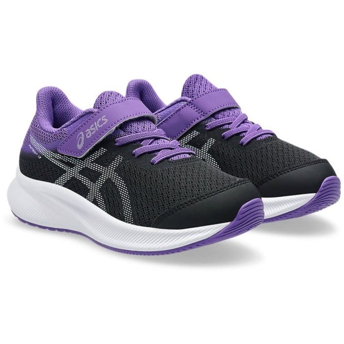 Asics Patriot 13 PS - Kids Running Shoes - Black/Blue Fade