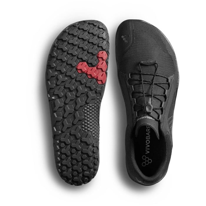 Vivobarefoot Primus Trail 3.5 FG - Mens Trail Running Shoes - Obsidian