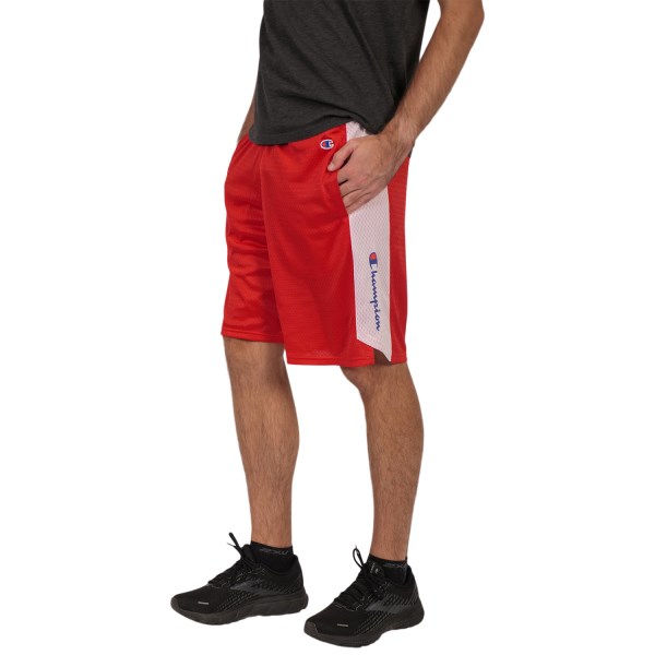 Champion US Mesh Mens Basketball Shorts - Red