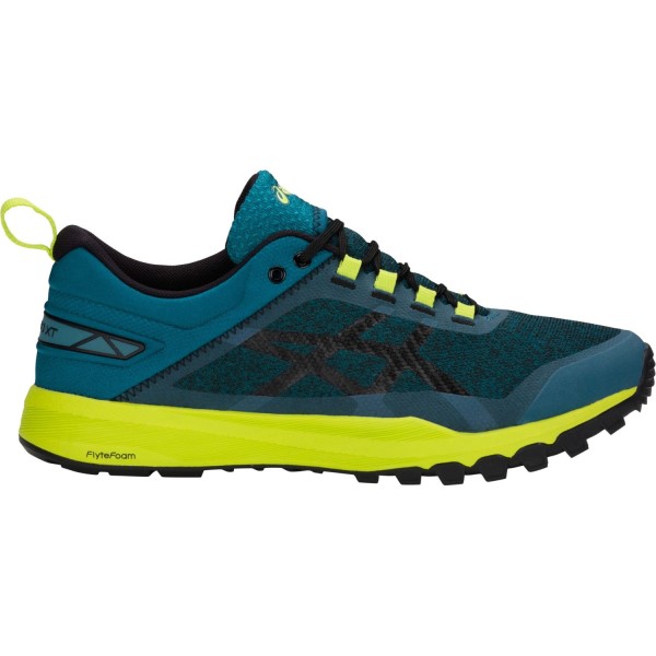Asics Gecko XT - Mens Trail Running Shoes - Lagoon/Yellow/Black