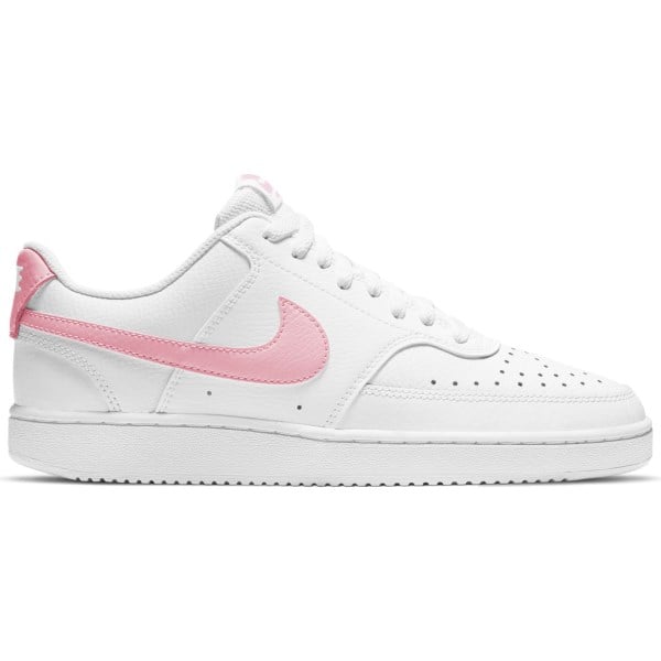 Nike Court Vision Low - Womens Sneakers - White/Pink Glaze