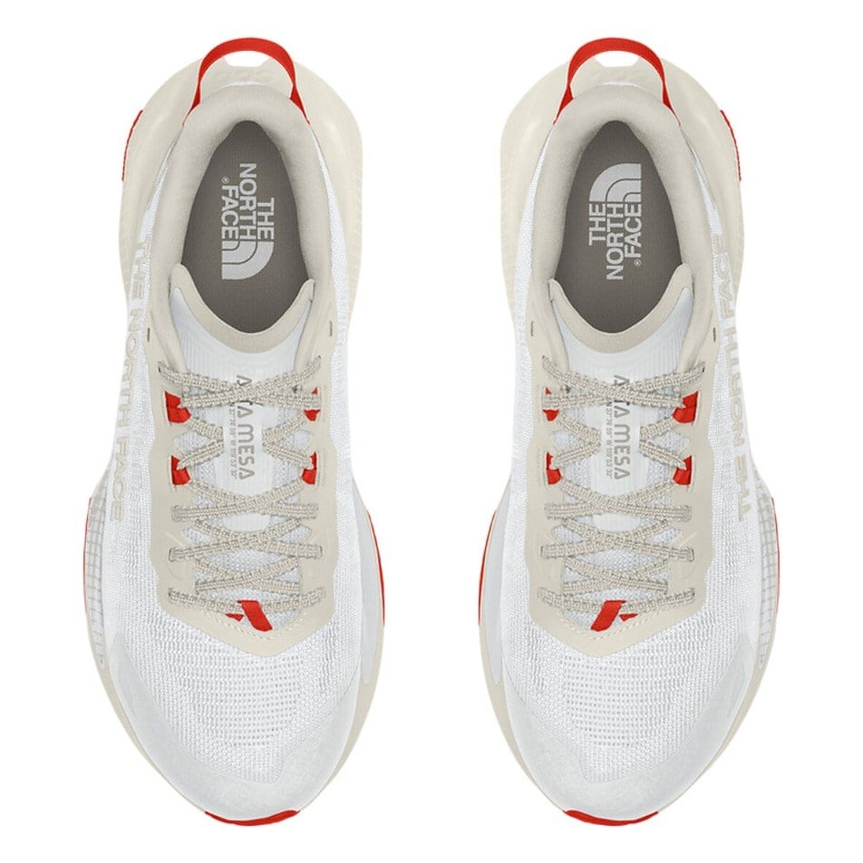 The North Face Altamesa 500 v2 - Mens Trail Running Shoes - TNF White/Lava Red