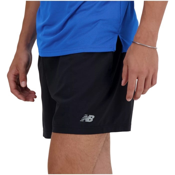 New Balance Sports Essentials 5 Inch Mens Running Shorts - Black