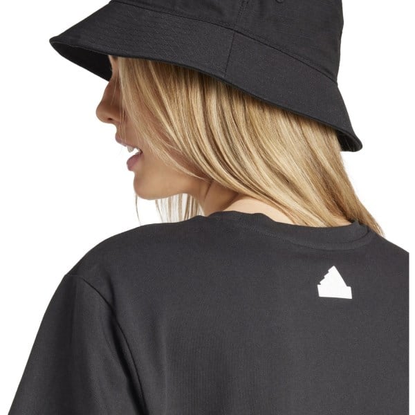 adidas Brand Love Womens Signature Graphic T-Shirt - Black