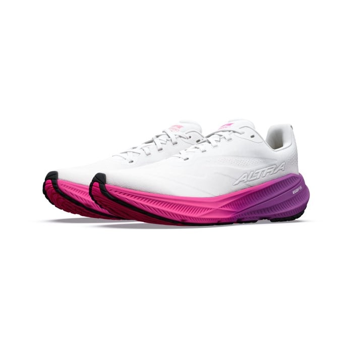 Altra Experience Flow 3 - Womens Running Shoes - White/Purple Cactus Flower/Knockout Pink - image 2