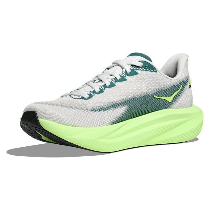 Hoka Mach 7 - Mens Running Shoes - Frost/Neon Yuzu