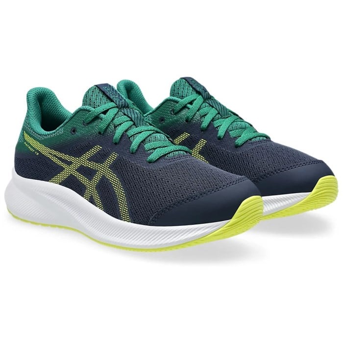 Asics Patriot 13 GS - Kids Running Shoes - Midnight/Citron