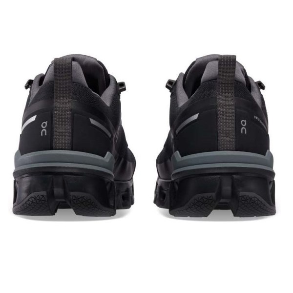 On Cloudwander Waterproof - Mens Trail Running Shoes - Black/Eclipse