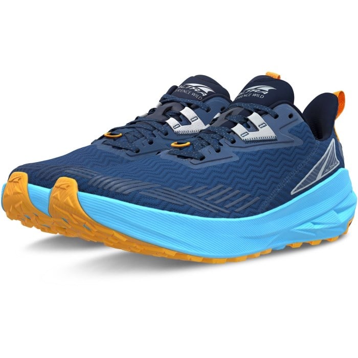 Altra Experience Wild - Mens Trail Running Shoes - Navy/Light Blue
