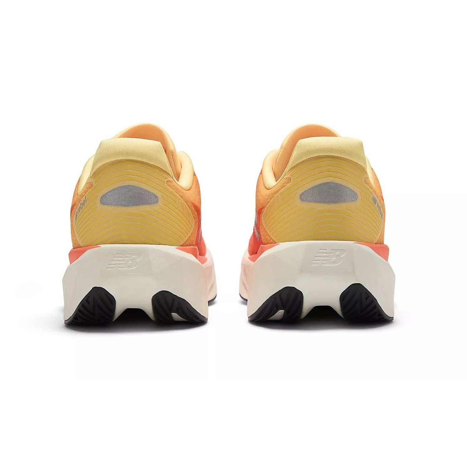 New Balance FuelCell Rebel v5 - Mens Running Shoes - Tangerine Heat/Silver Metallic