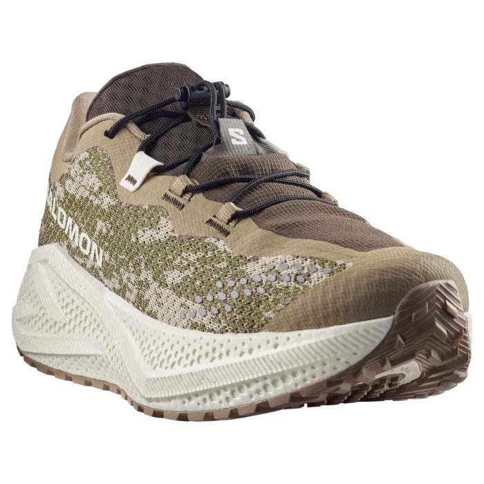 Salomon Aero Glide 4 GRVL - Mens Running Shoes - Safari/Vanilla Ice/Earth Brown