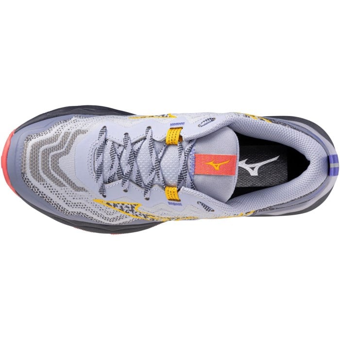 Mizuno Wave Daichi 9 - Womens Trail Running Shoes - Icelandic Blue/Citrus/Calypso Coral