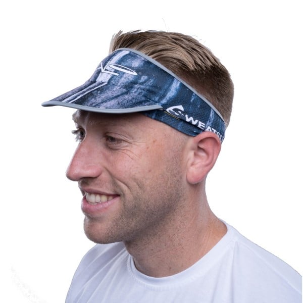 Halo Ultralight Sweat Seal Sports Visor - Marble