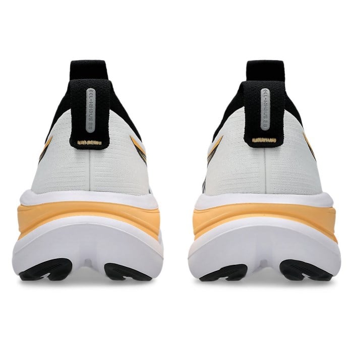 Asics Gel Nimbus 28 - Mens Running Shoes - White/Stadium Orange - image 5