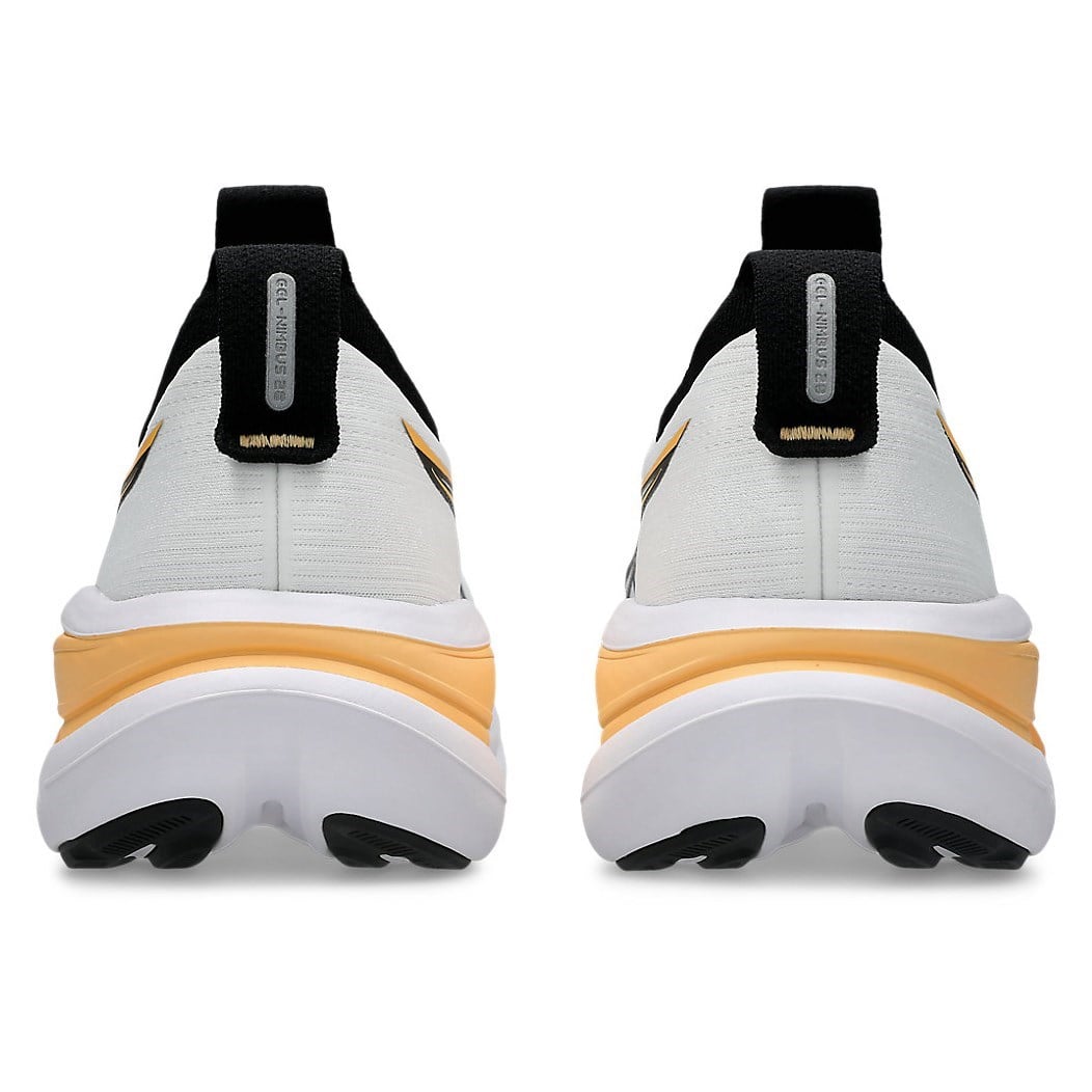 Asics Gel Nimbus 28 - Mens Running Shoes - White/Stadium Orange - image 5