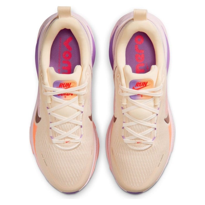Nike Vomero 18 - Womens Running Shoes - Chalk/Tattoo/Pink Foam/Bright Violet