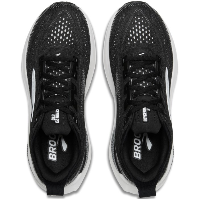 Brooks Glycerin GTS 23 - Mens Running Shoes - Black/Grey/White