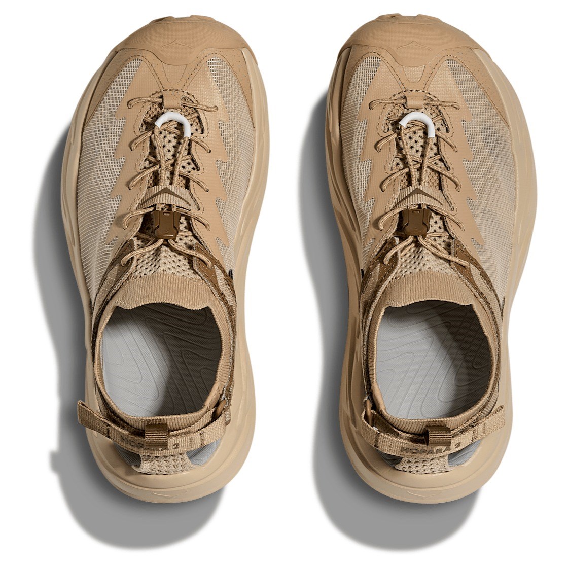 Hoka Hopara 2 - Womens Hiking Sandals - Khaki/Cream