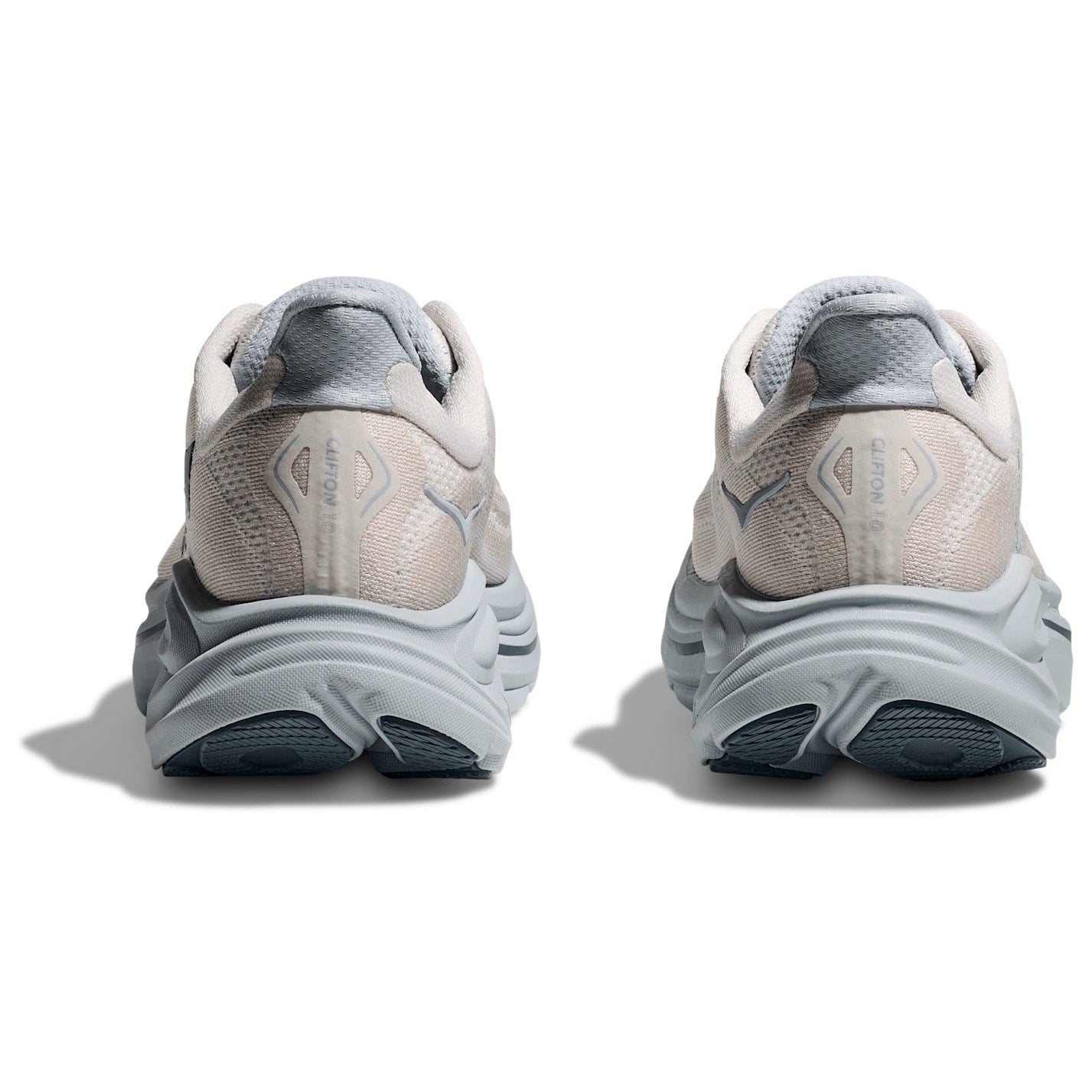 Hoka Clifton 10 - Womens Running Shoes - Grout/Mineral Blue