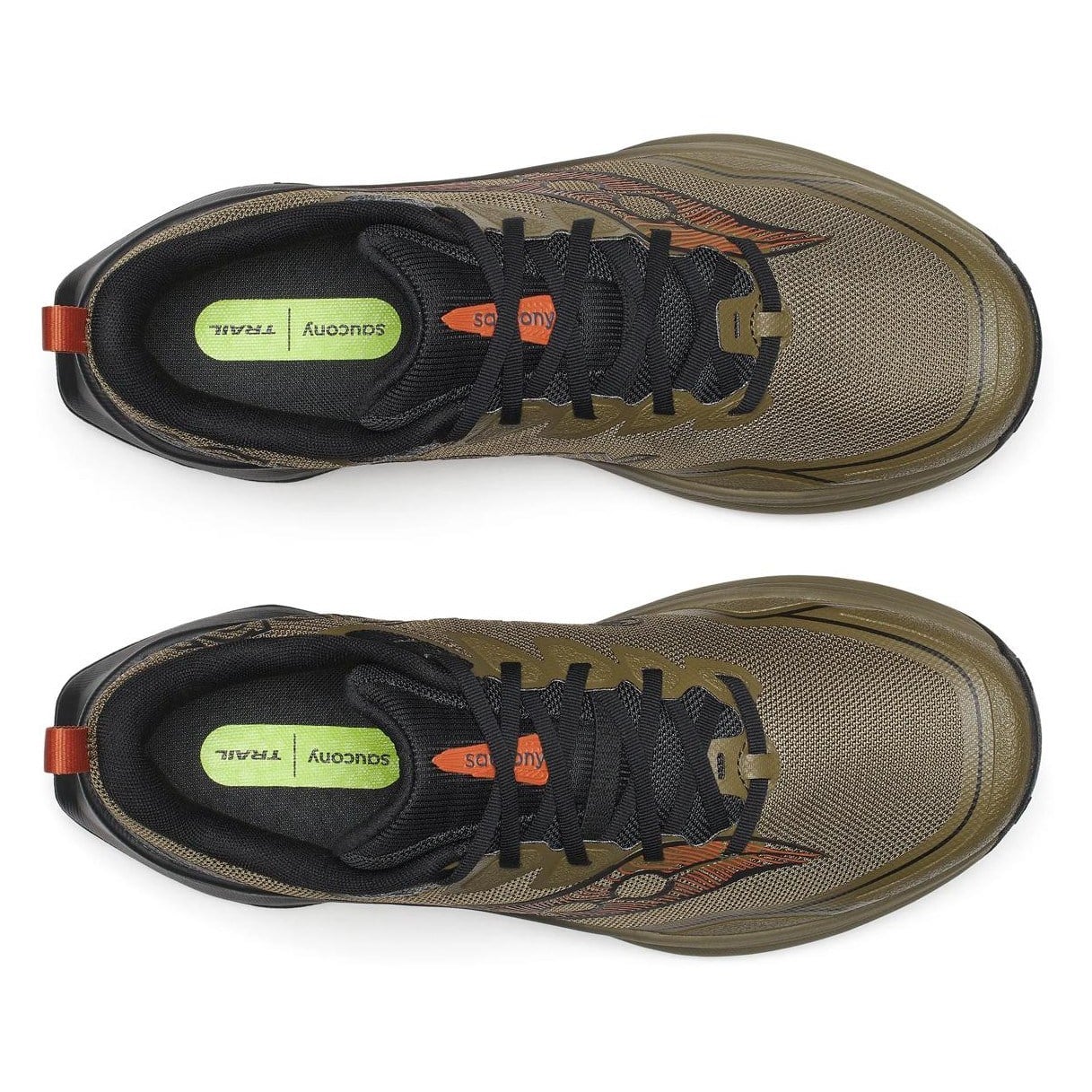Saucony Peregrine 16 - Mens Trail Running Shoes - Field/Black - image 5