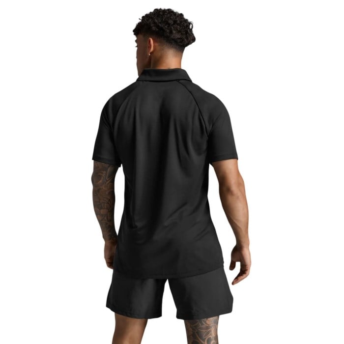 2XU Aspire Mens Polo T-Shirt - Black/White