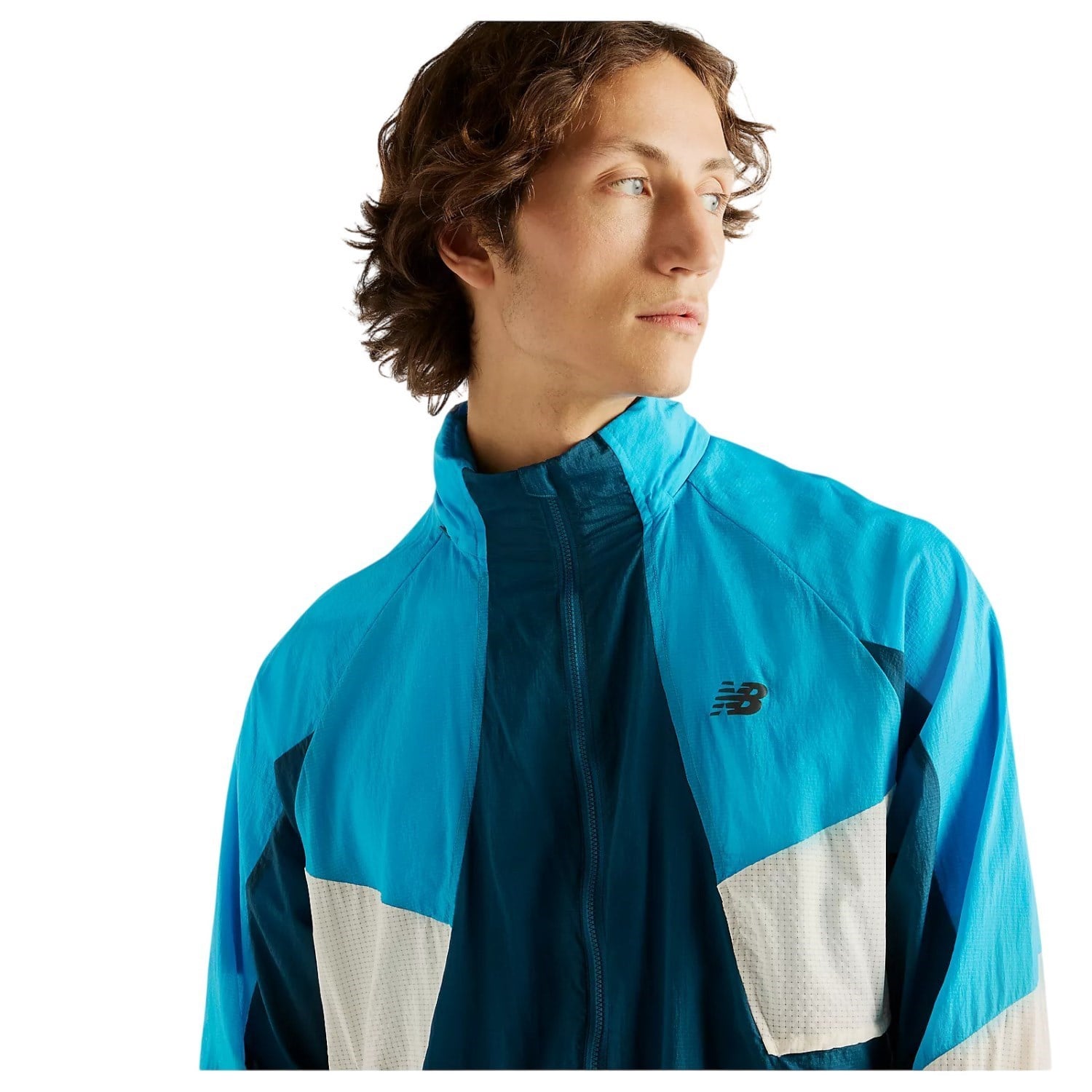 New Balance Mens RC Jacket - Storm/Sea - image 3