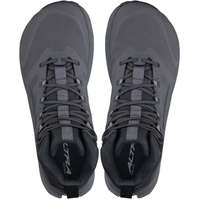 Altra Lone Peak 9 Mid Waterproof - Mens Hiking Shoes - Black/Grey