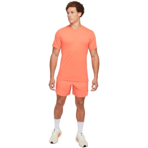 Nike Run Division Mens T-Shirt - Light Wild Mango