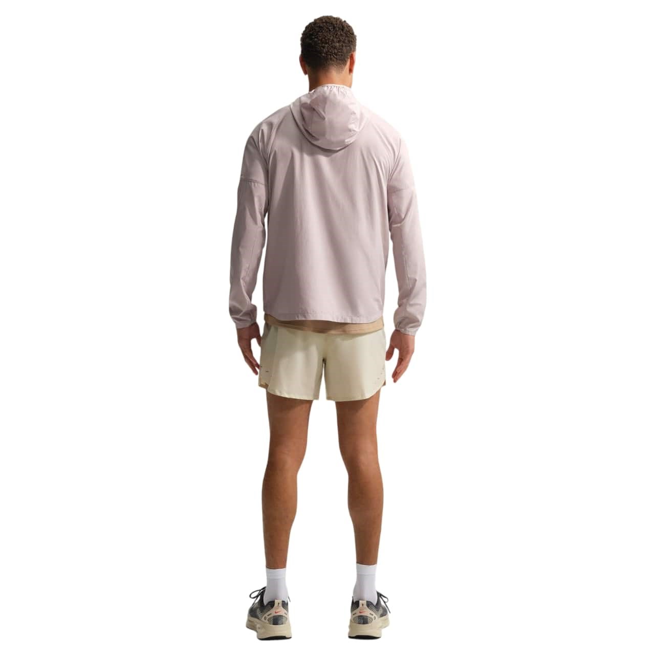 Nike Stride Mens Dri-Fit 5 Brief-Lined Running Shorts - Cream II/Birch/Natural