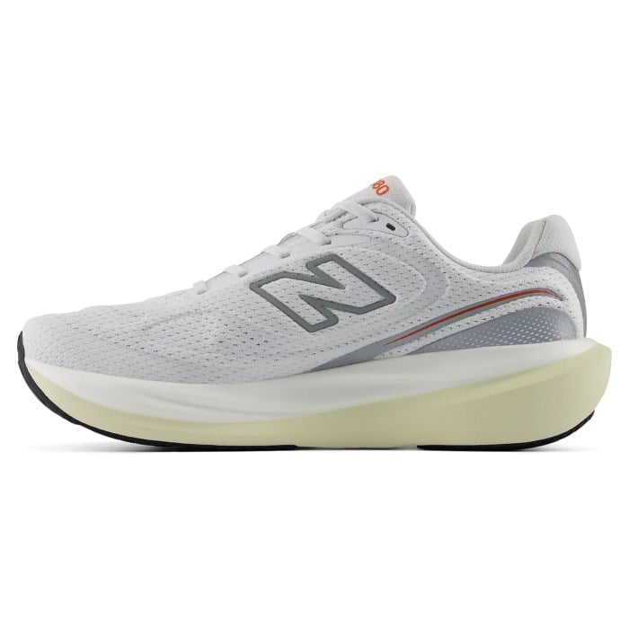 New Balance 1080v15 - Mens Running Shoes - White/Neo Flame - image 2