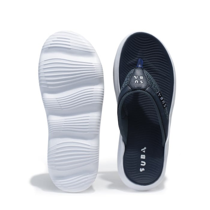 SUB4 Evo Recovery Thongs - Navy/White