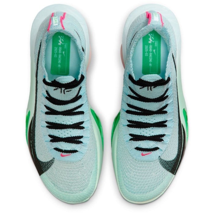 Nike Air Zoom Alphafly 3 - Womens Racing Shoes - Glacier Blue/Mint Foam/Green Shock